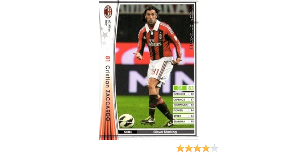 Amazon Wccf 12 13 165 Acミラン クリスティアン ザッカルド トレカ 通販