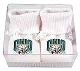 Future Tailgater Ohio Bobcats Boxed Baby Booties withレース