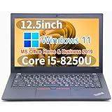【整備済み品】【12.5型フルHD】レノボ ノートPC X280 / タッチパネル/Core i5-8350U / WEBカメラ/wajunのWIFI/Bluetooth/HDMI / Win11 Pro/MS Office H&B 2019 / 8GB/1TB SSD