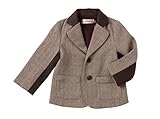 D.fesense ヘリンボーン柄ジャケット ブラウン 110cm AP804004711