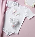 Lillian Rose Baby Collection Girl Blessing Butterfly Onesie Crawler 0-6 Months by Lilian Rose
