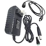 DZYDZR AC/DC 80-250V電力供給ACアダプタDC 12V 3A充電器電源アダプ36W(外径5.5mm内径2.1mm/2.5mm) + 1m DC プラグ延長ケーブル5.5 X 2.1m