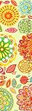 Oopsy daisy Radiant Flowers Growth Chart by Andrew Daniel, 12 by 42 Inches [並行輸入品]