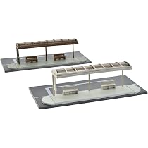 海が見えるバス停　ジオラマ Amazon | トミーテック 情景小物 007-5 バス停 A5 ジオラマ用品 335092