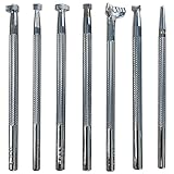 クラフト社 革工芸 刻印棒 基本 7種セット レザークラフト