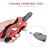 多機能釣りクリンププライヤーツールゴム手クリンパータックルアクセサリー