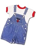 (エヌビーエー)NBA ベビー シカゴ・ブルズ　Ｔシャツ＆オーバーオール　セットアップ（並行輸入品) (18M【12-18ヵ月頃】, 白)