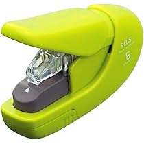 Amazon | プラス 針なしホッチキス ペーパークリンチ グリーン