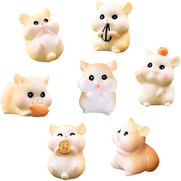 Kawaii Water Bottle Charms Set - Cute Plush Hamster Toy, Silicone Boot & Handle Strap - View #3