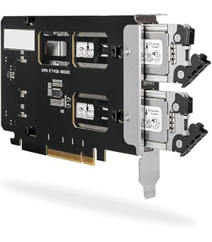 Amazon.co.jp: 10Gtek U.2 SSD, X8, NVMe SSD Adapter for (4) M.2 (M
