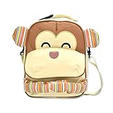【ファニーアニマルバッグ モンキー】キッズ リュックサック ななめがけバッグ 3way