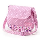 元気にお出かけベビーショルダーバッグ　水玉（ピンク地に白ドット）　B1701600　日本製