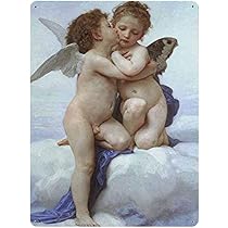 額入り87.5cm壁掛け ブグロー ファイストキス （印刷画） 1152 額入り