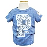 (ポスター) POSTAR　BIG SURF TEE キッズ Tシャツ 杢ブルー　100cm