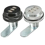 ILS - 3-Dial Code Combination Cam Lock Zinc Alloy Furniture Cabinet Mail Box Security Coded Lock