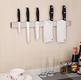 Magnetic Self-adhesive 12.2 inches Length Knifes Holder Stainless Steel Block Magnet Knife Holder Rack Stand Magnetic Self-adhesive 12.2 inches Length Knifes Holder Stainless Steel Block Magnet Knife Holder Rack Stand