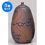 5個セット 照明具 灯り花入雫の笹(小) [16 x 27cm] 土物 手造り インテリア 和風 プレゼント 飲食店