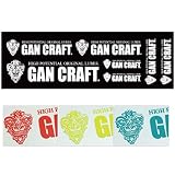 ガンクラフト オリジナルトランスファーステッカー ミックスAタイプ 転写シール TRANSFER STICKER 05 イエロー ミックスAタイプ