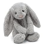 Jellycat Bashful Grey Bunny, Large - 15" by Jellycat [並行輸入品]