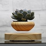 VERY100 磁気浮上エア盆栽 空中浮揚プランター サスペンションフラワーポット 置物 飾り品 お宅、オフィスやお店などにオススメ！