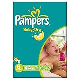 Pampers Baby Dry Size 6 (16+kg) Large Pack Extra Large 2x44 per pack by Pampers