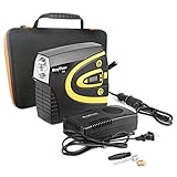 Roypow I52 12V車用&100~120V家庭用 デジタルタイヤインフレーター 取り外し可能エアーゲージ付き カーエアーコンプレッサー& AC-DC電源アダプター セット
