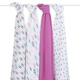 aden + anais (エイデンアンドアネイ) 【日本正規品】 モスリンコットン おくるみ 4枚セット wink swaddle 4 pack-2053