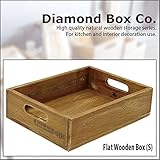 木箱 ラスティック　フラットボックス Sサイズ