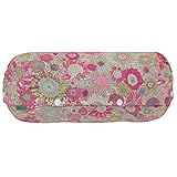 acortile 抱っこひも収納カバー M 日本製 【ひまわりピンク×ボーダー】 90日保証 リバーシブル 裏生地ボーダー シッカリ生地