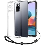 Redmi Note10 Pro ケース レンズ保護 耐衝撃 衝撃吸収 防指紋 アローズ ユー ソフトバンク ZXZone Redmi Note 10 Pro/Pro Max 専用 TPU ストラップホール付 ソフト クリア カバー