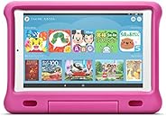 Fire HD 10 タブレット ホワイト 64GB 【純正キッズカバー (ピンク) 付き】
