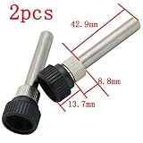 2PCSはんだ付けステーション852D 936 937D 898D 907 / ESD用アイロンハンドルアクセサリーアイアンヘッドカニューレアイアンチップブッシュ