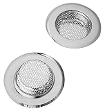 Sink Strainer、GLAREEステンレススチールキッチンフィルタメッシュバスケット排水キャッチャーゴミのDisposals Largeワイドリム4.5 "直径