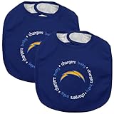 Baby Fanatic Team Color Bibs, San Diego Chargers, 2-Count by Baby Fanatic [並行輸入品]