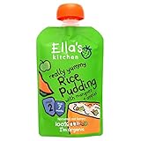 Ella's Kitchen Organic Really Yummy Rice Pudding with Mangoes & Apples 7mth+ (80g) マンゴーとりんご7Mth +とエラ