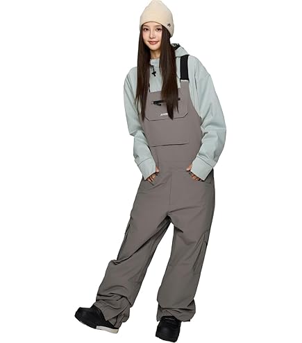 【Burton】バートン　スノーボードウェア　ビブパンツ　グレー　150 Burton】バートン スノーボードウェア ビブパンツ グレー 150