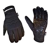 Cestus Pro Series Polychloroplene Turbinator Windproof Glove, Work, Medium, Black (Pack of 1 Pair) b
