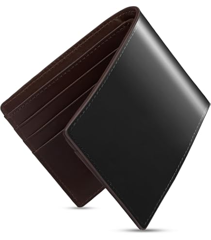 Amazon.co.jp: HERZ お札入れ ヘルツ ブラウン 本革 本皮 二つ折り財布