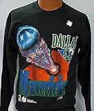 新しい。Dallas Mavericks画面プリントブラッククルーネックスウェットシャツサイズ( M )