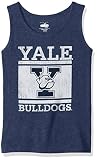 NCAA Yale Bulldogs子供用ガールズノースリーブTシャツ、10、ミッドナイトブレンド