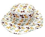 (よキーよ)Yokeeyo ベビー用ハット つば広 赤ちゃん キャップ サファリハット キッズ 帽子 子供サンバイザー フィッシャーマンハット 紐付き 動物柄 お馬さん 女の子 男の子 男女児 紫外線