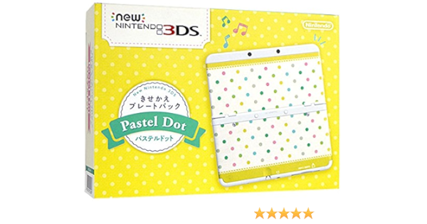 Amazon Co Jp Newニンテンドー3ds きせかえプレートパック パステルドット 家電 カメラ