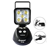 GOODGOODS LED 投光器 充電式 15W ポータブル 作業灯 マグネット付き 3モード 地震 防災グッズ【一年保証】 YC-N5