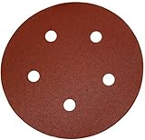 PORTER-CABLE 735502225 5-Inch 5-Hole Hook and Loop 220 Grit Sanding Discs (25-Pack) [並行輸入品]