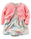 カーターズ Carter's ボディスーツ 半袖ワンピース & カーディガン セット春・秋・夏の冷房対策にも 2-Piece Bodysuit Dress & Neon Cardigan Set 18