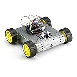 SainSmart Mobile Car Kit, Sensor Shield V5, 4WD Mobile Platform, Dual H Bridge Stepper Motor Driver,