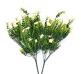 鳥FIY人工Mini Daisy Flowers Bouquets DIY庭オフィスダイニングテーブルウェディング飾り ホワイト BF17021121