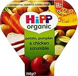 Hipp Organic Potato, Pumpkin & Chicken Scrumble 1-3yrs (230g) ヒップ有機ポテト～カボチャとチキンscrumble 1-3Yrs （ 230