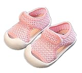 WIN 子供靴ベビー サンダル シューズ　つま先保護　メッシュ　靴 　男女兼用 (内寸11.5cm, ピンク)