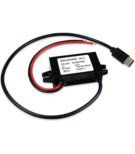 Amazon | SSLHONG DC-DC コンバーター 24V/12V-5V 変換器電圧を下げる